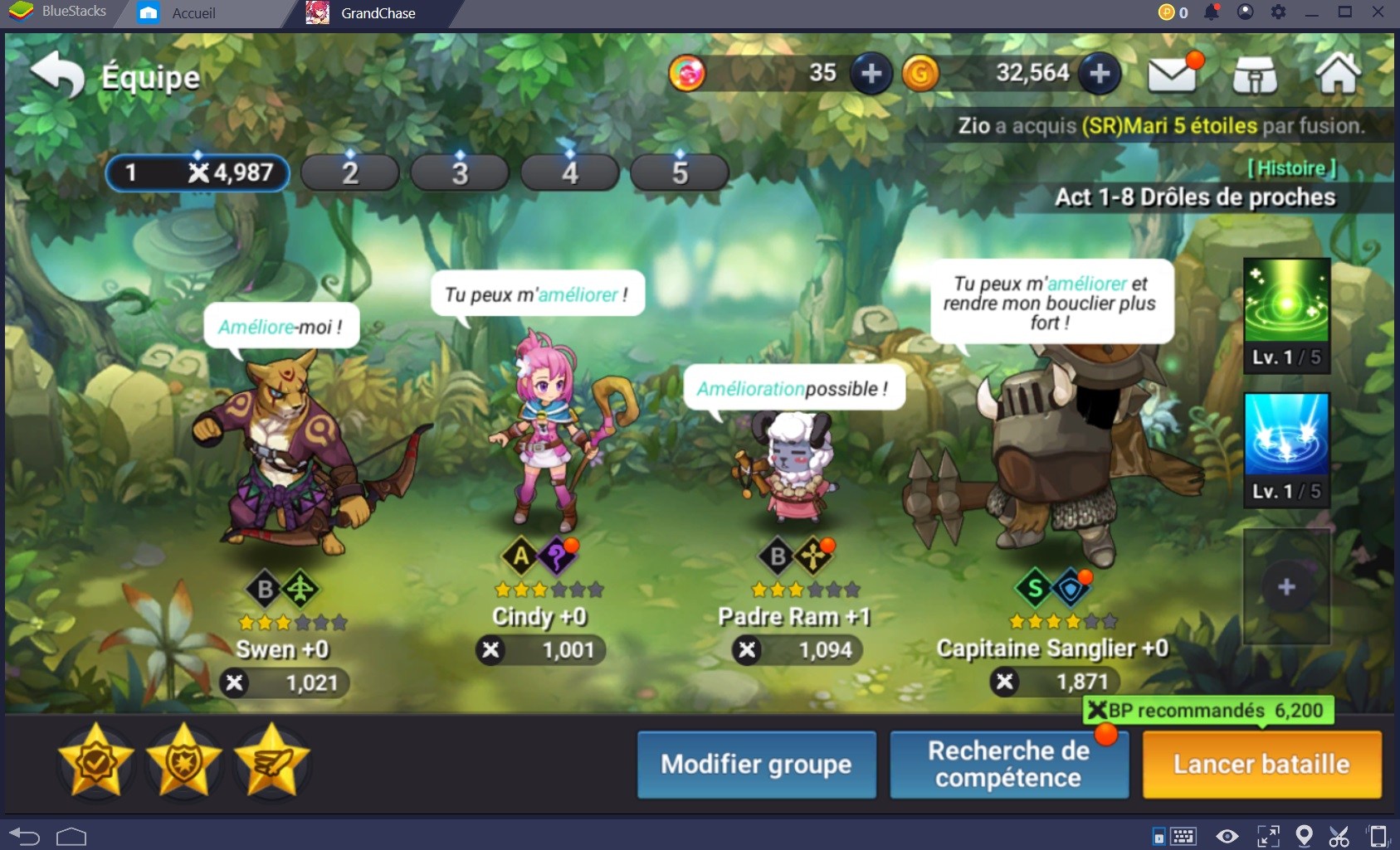 GrandChase : guide d’invocation et amélioration des héros