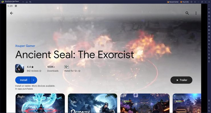 มาเล่นเกม Ancient Seal: The Exorcist บน PC บนพีซีด้วย BlueStacks กันเถอะ