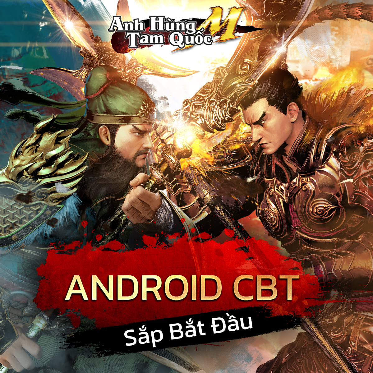 Anh Hùng Tam Quốc M, game nhập vai chiến thuật 2D công bố Closed Beta