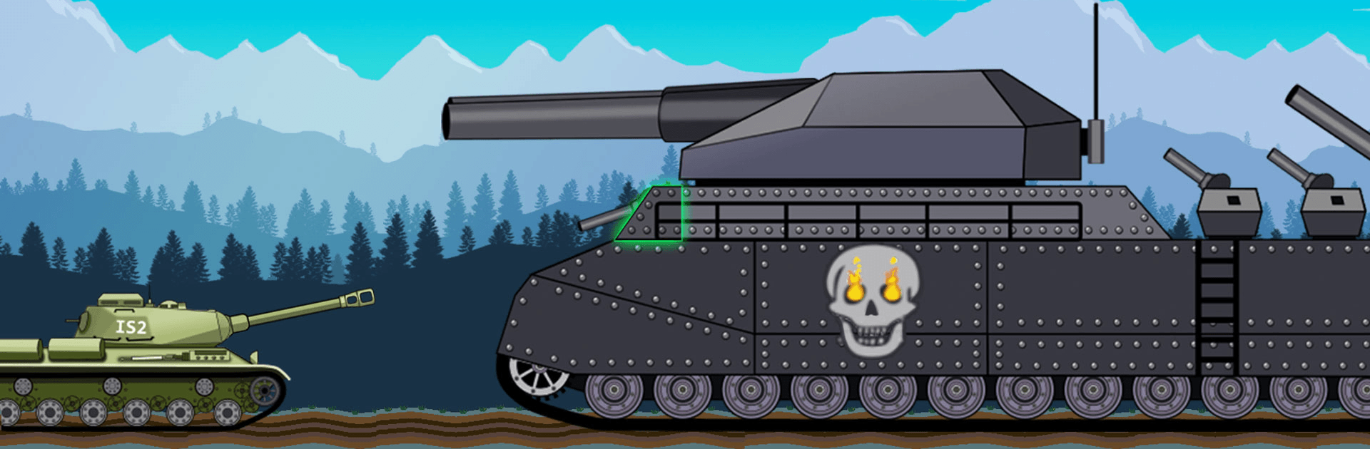 Tank Battle War 2d: vs Boss