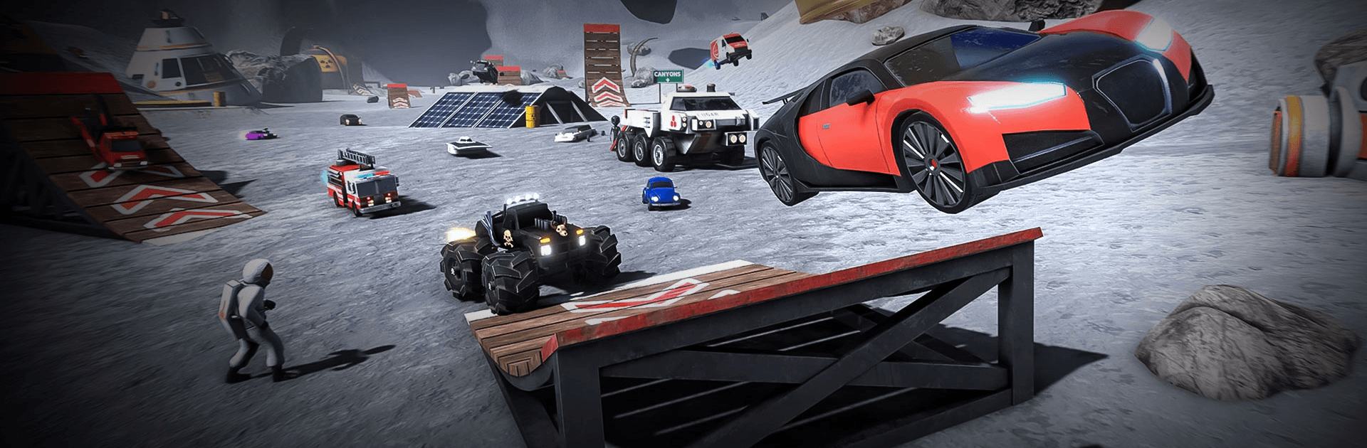Crash Drive 3: Multiplayer Car Stunting Sandbox!
