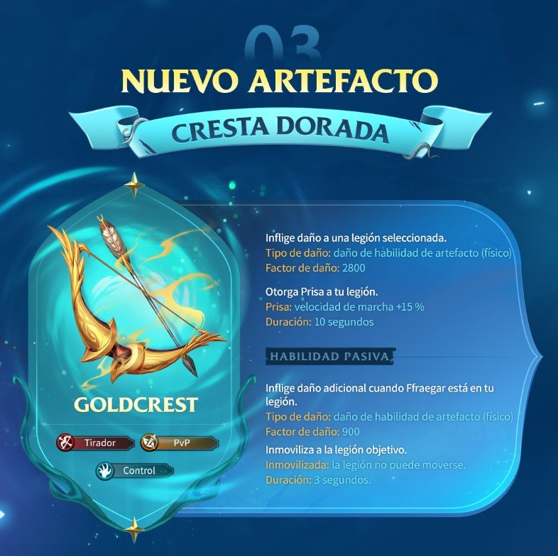 La actualización 'Las raíces de la guerra' de Call of Dragons trae un nuevo evento Celestial Battlegrounds, un artefacto legendario y más