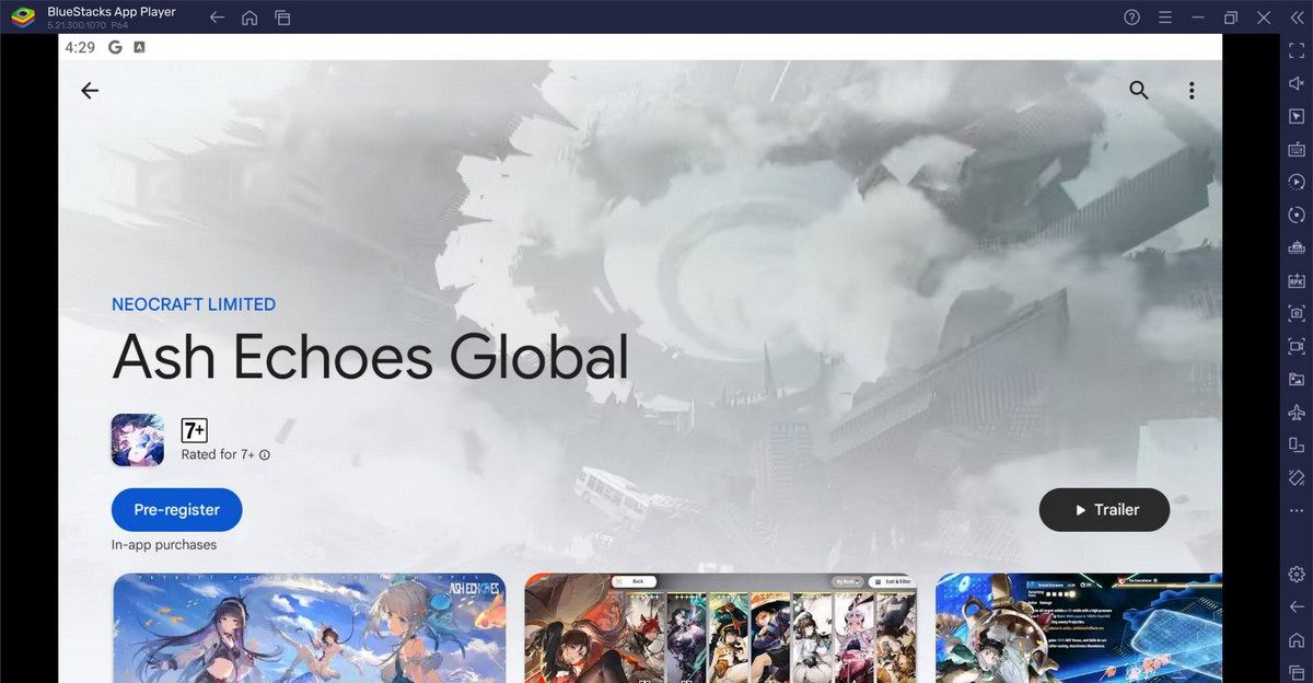 วิธีเล่น Ash Echoes Global บน PC ด้วย BlueStacks