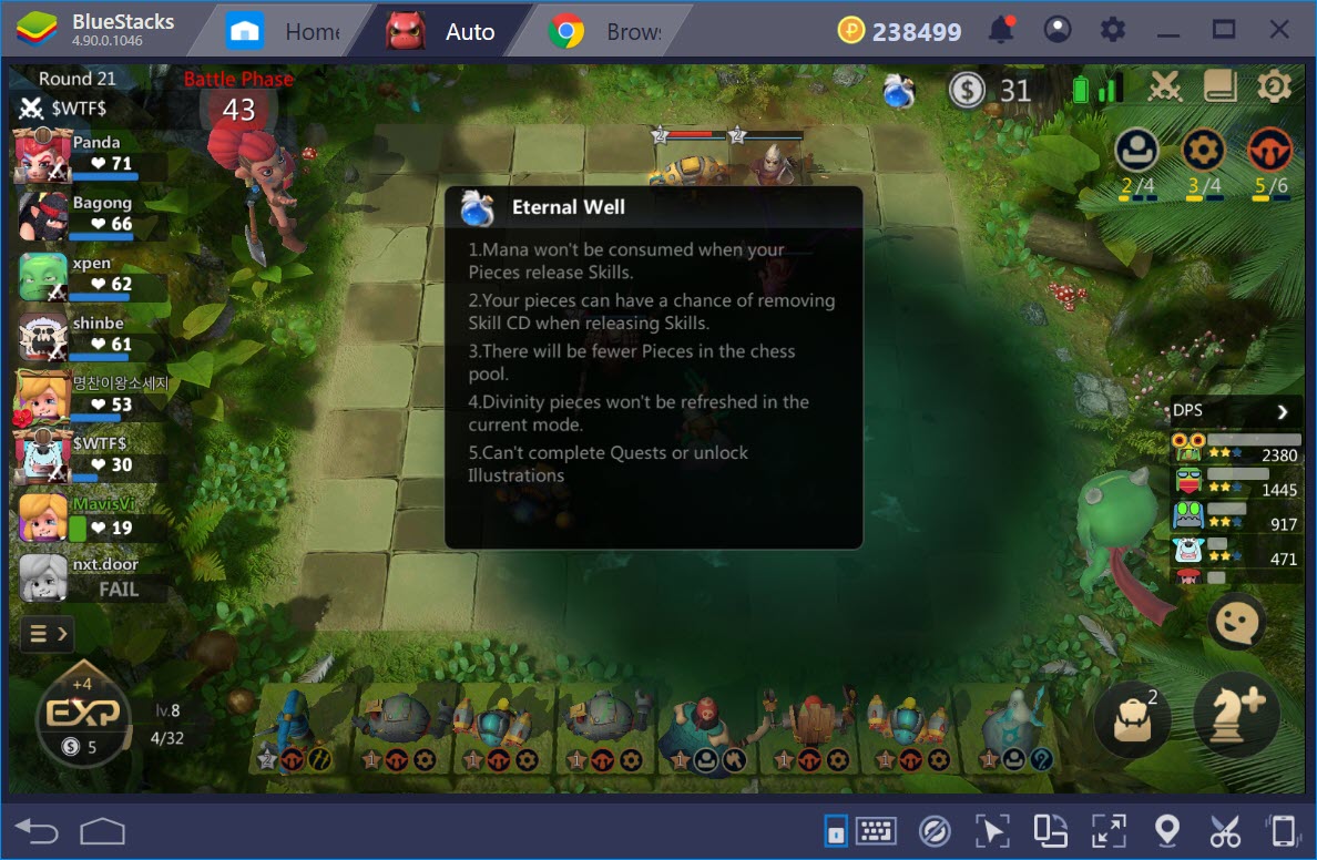 Các chế độ chơi trong Auto Chess