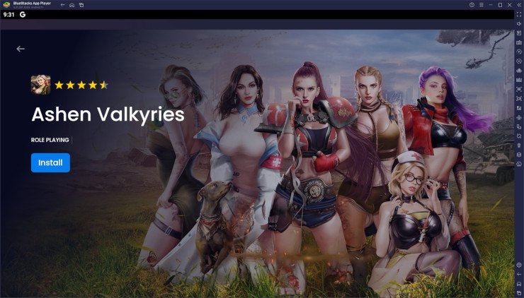 Cùng chơi game nhập vai mỹ nữ Ashen Valkyries trên PC với BlueStacks