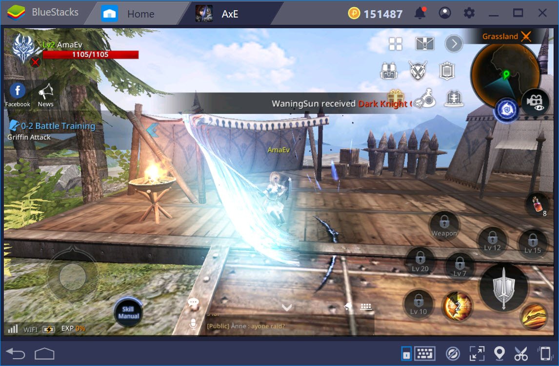 如何調整BlueStacks 遊戲控制 的設置以遊玩 AxE：背水一戰