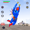 Flying Robot Rope Hero - Vegas Crime City Gangster