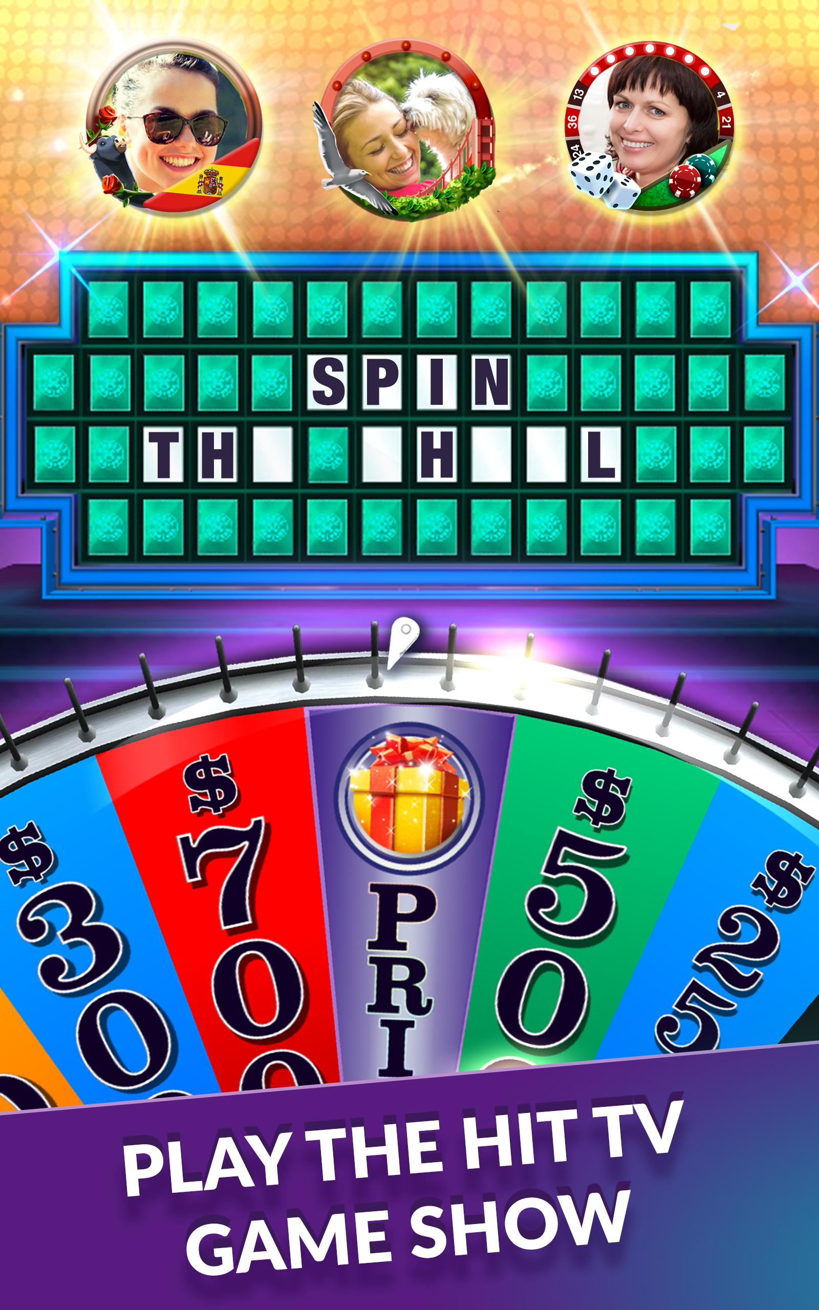 The original wheel of fortune game show