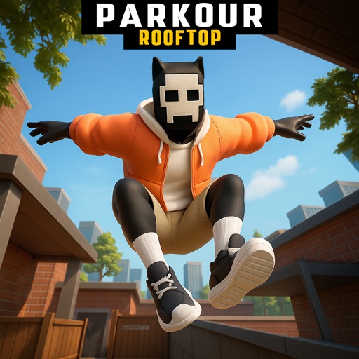 Only Going Up Parkour Rooftop