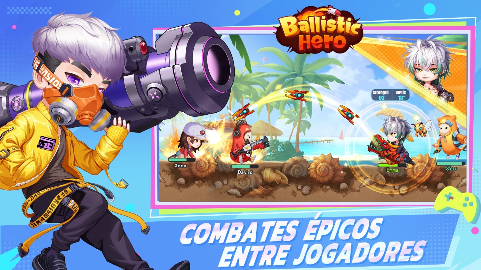 Como instalar e Ballistic Hero VNG no PC com BlueStacks