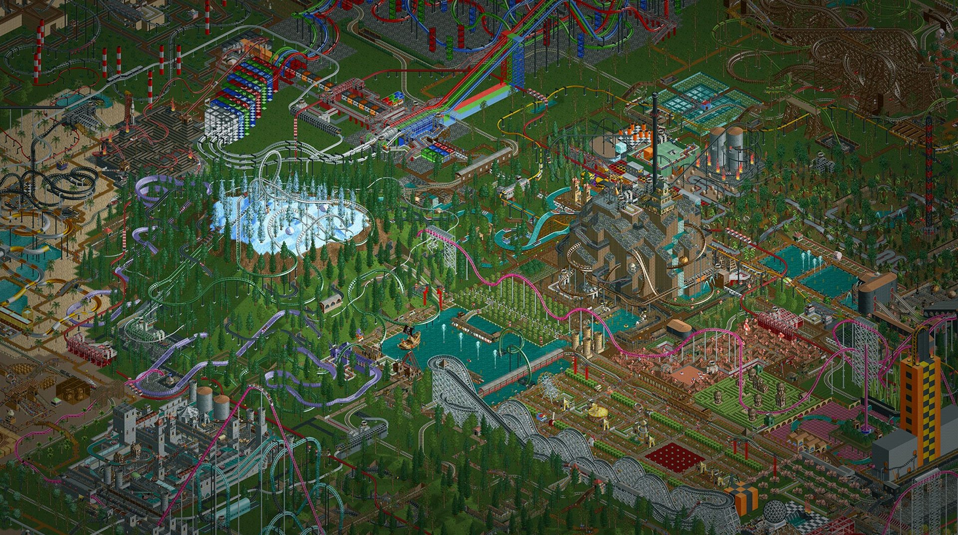 Download Play Roller Coaster Tycoon Classic on PC Mac Emulator