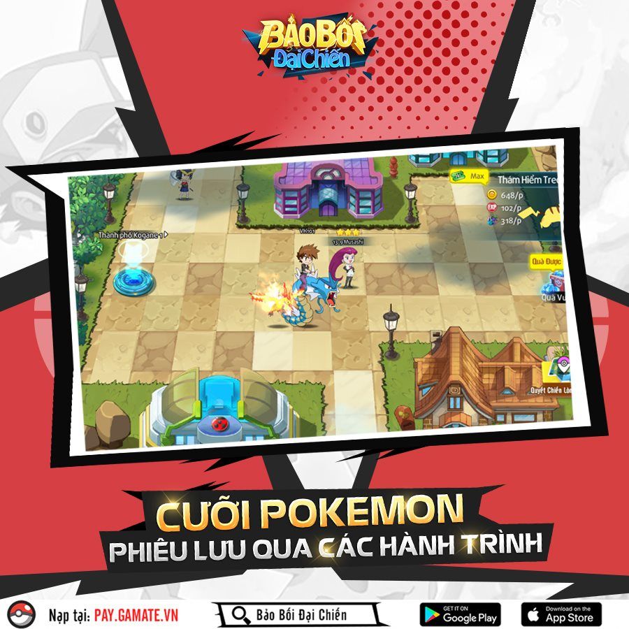 Bảo Bối Đại Chiến: Game nhập vai đấu Pokémon ấn định ngày ra mắt