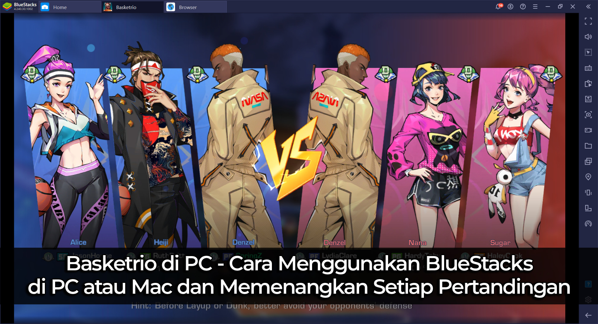 Basketrio di PC – Cara Menggunakan BlueStacks di PC atau Mac dan Memenangkan Setiap Pertandingan