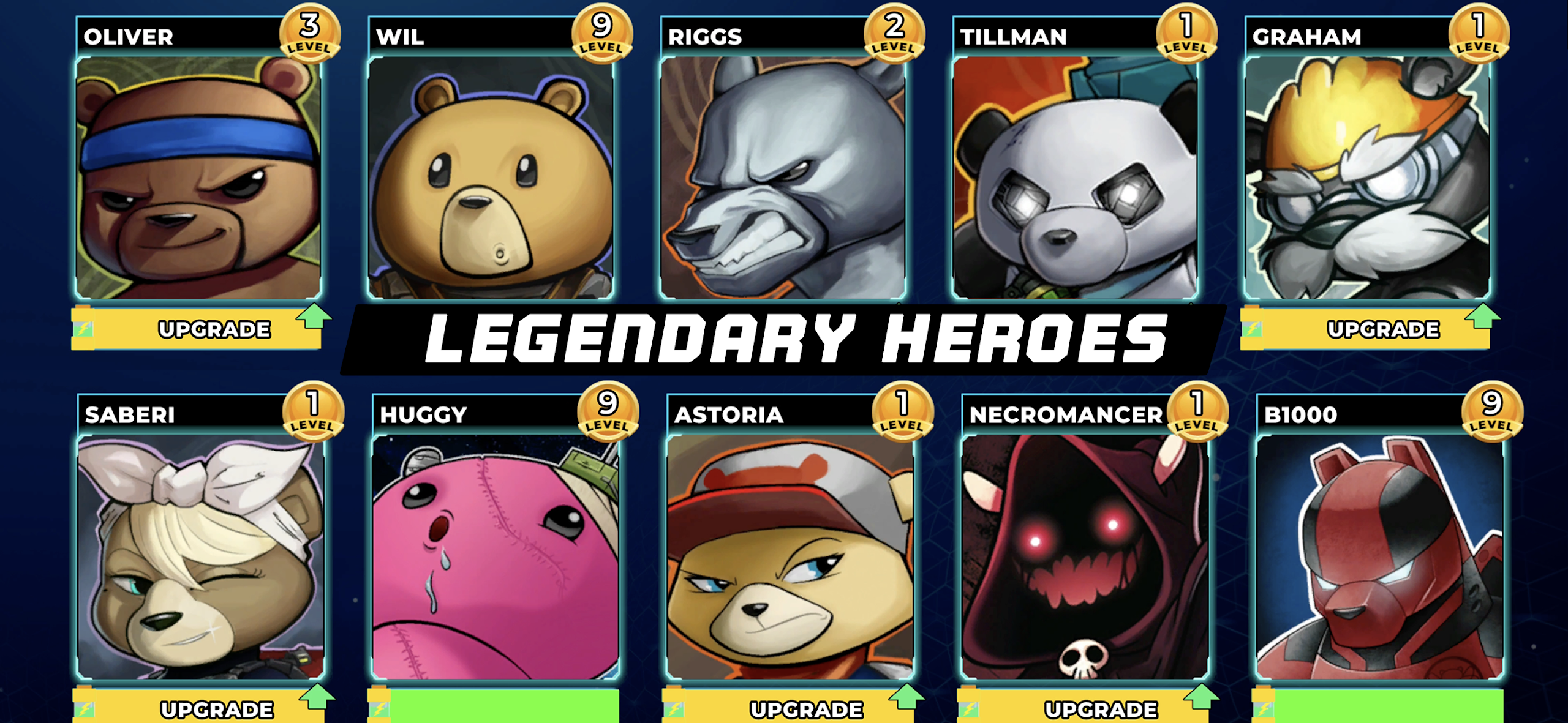 Battle Bears Heroes – แนะนำตัวละครทั้งหมด