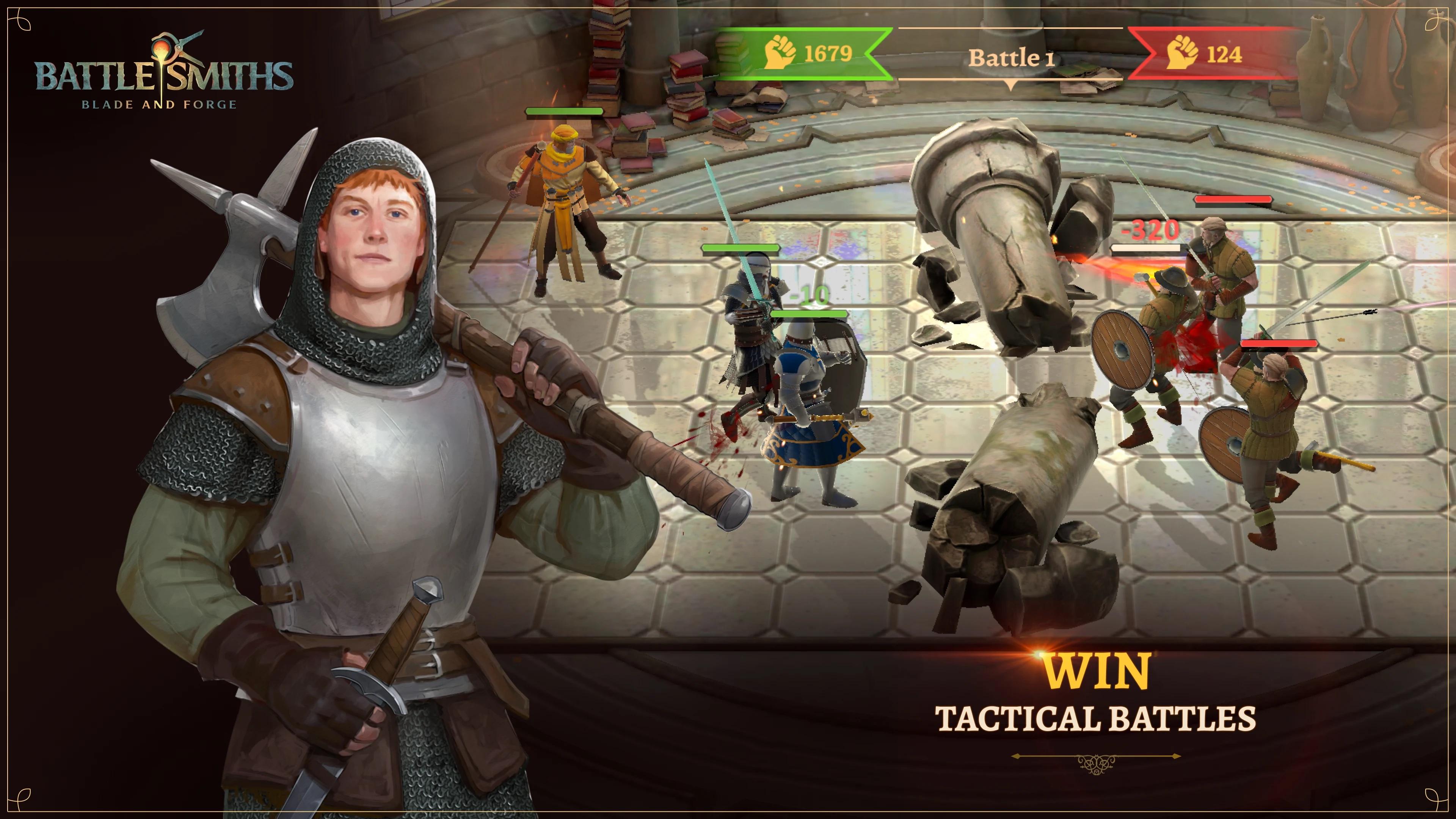 Battlesmiths: Blade & Forge - Tựa game nhập vai với hệ thống chiến đấu đậm tính chiến lược