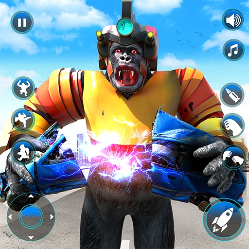 Jeux de gorilles volants 3D
