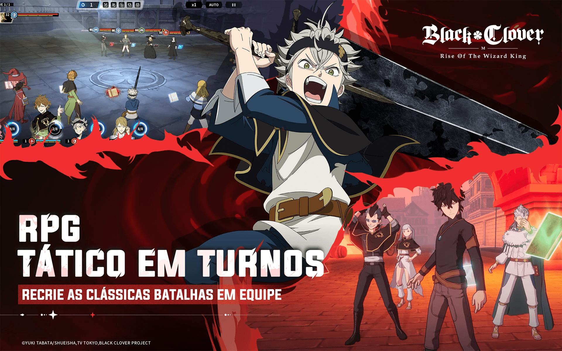 Black Clover M – Deixe Seus Personagens Fortes e Aumente Seu Poder de Batalha!