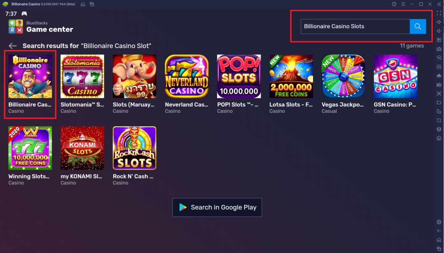 How to Play Billionaire Casino Slots 777 on PC with BlueStacks