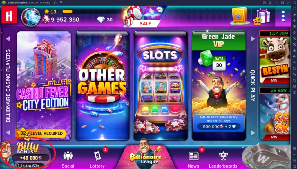 Fastest Way to Get Free Chips in Billionaire Casino Slots 777 BlueStacks