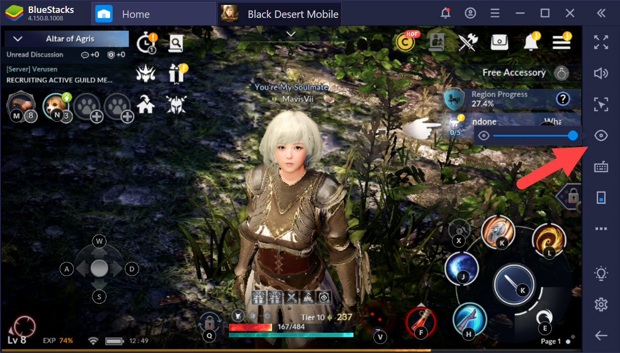 Trở thành cao thủ PvP trong Black Desert Mobile với Game Controls