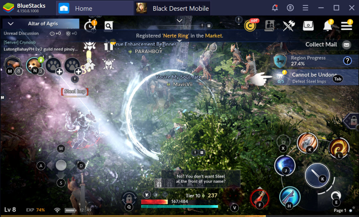 Trở thành cao thủ PvP trong Black Desert Mobile với Game Controls