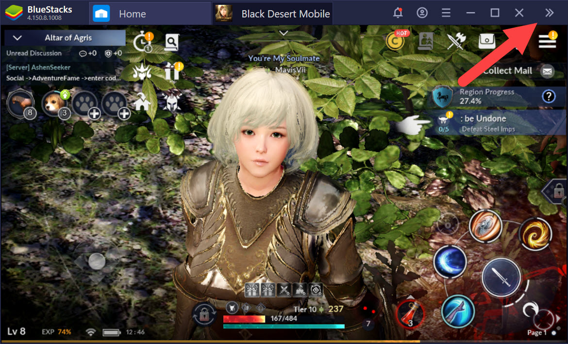 Trở thành cao thủ PvP trong Black Desert Mobile với Game Controls