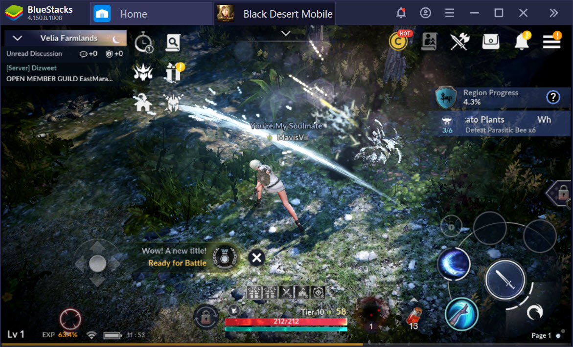 Sát cánh cùng bạn bè trong Black Desert Mobile với BlueStacks