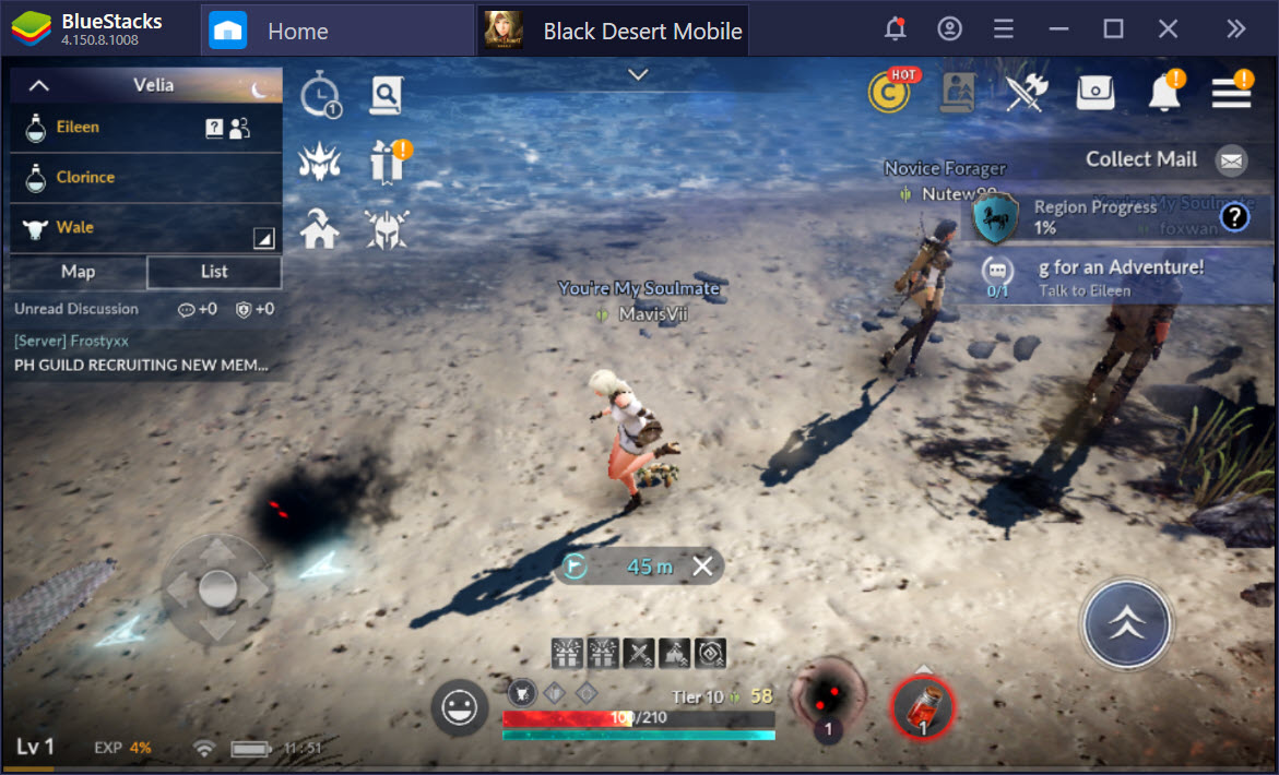 Sát cánh cùng bạn bè trong Black Desert Mobile với BlueStacks