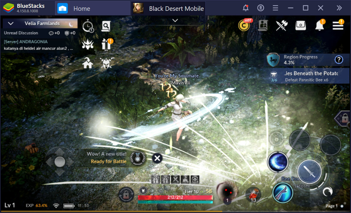 Sát cánh cùng bạn bè trong Black Desert Mobile với BlueStacks