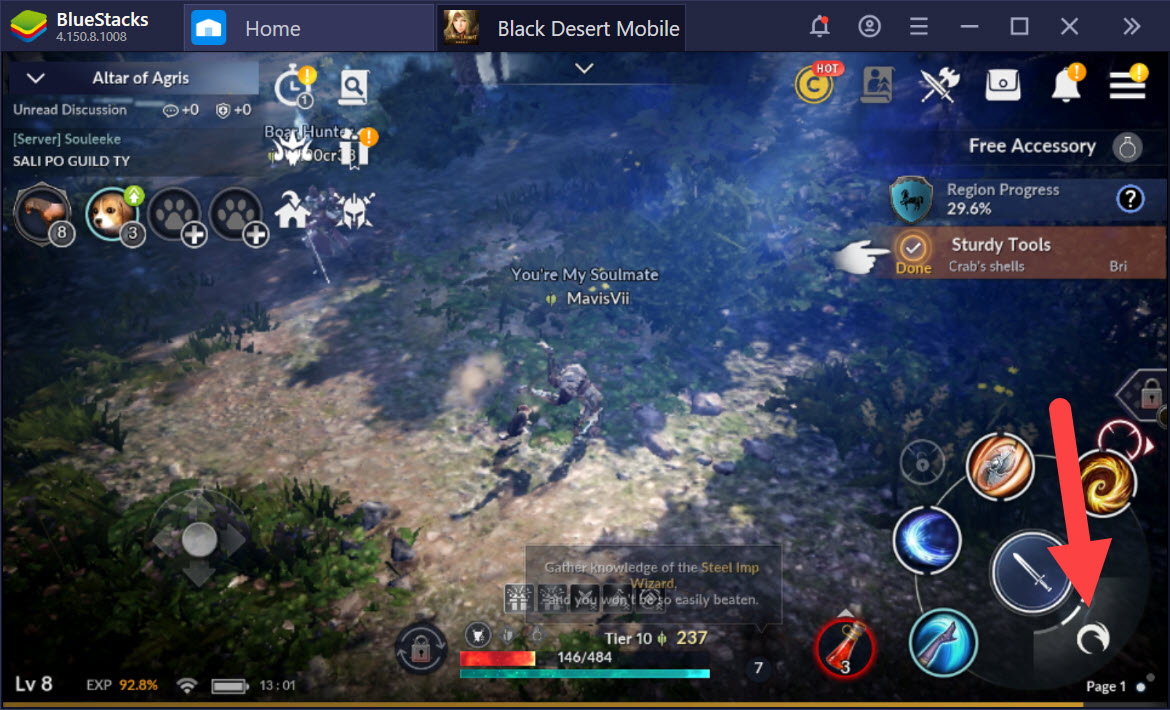 Hệ thống chiến binh thần thánh trong Black Desert Mobile