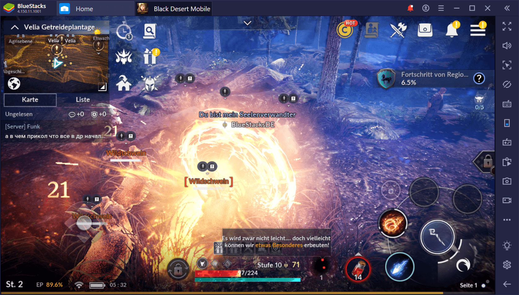 black desert mobile play with pc player