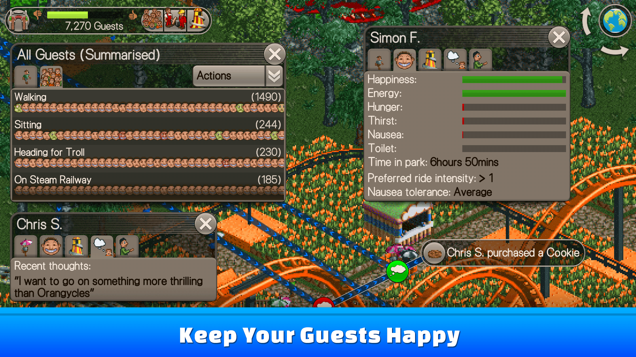 Download and play RollerCoaster Tycoon Touch on PC with MuMu Player