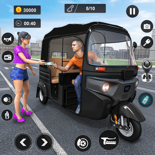 Modern Rickshaw Driving Games