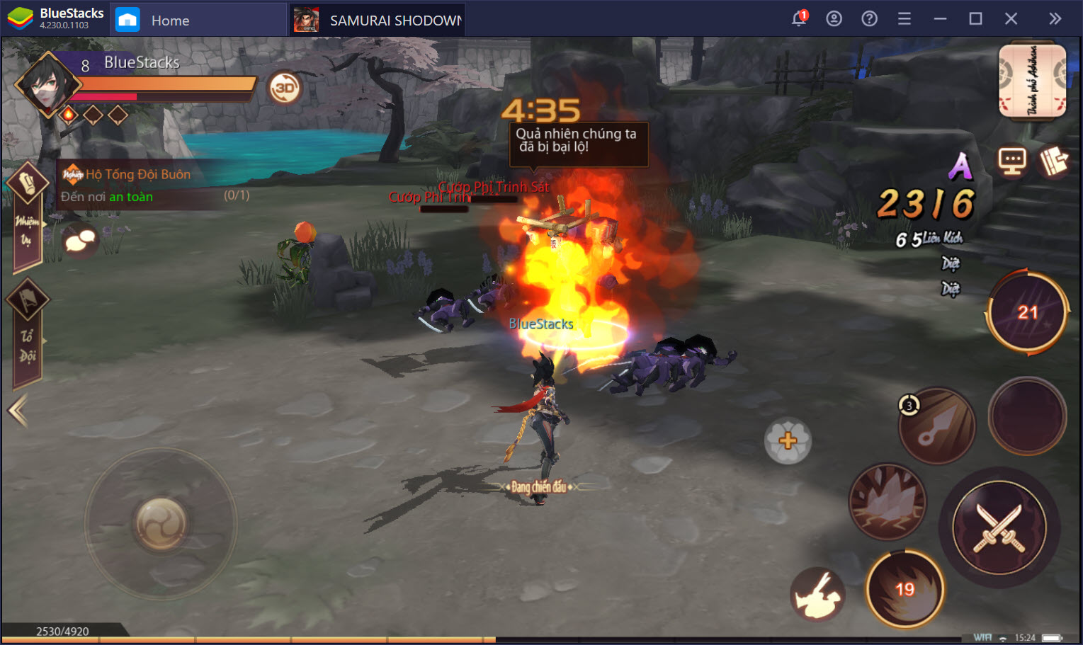 Hóa thân võ sĩ đạo cùng SAMURAI SHODOWN: The Legend of Samurai cùng BlueStacks