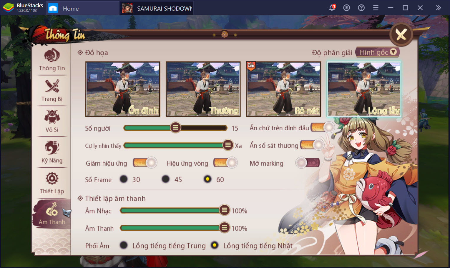 Hóa thân võ sĩ đạo cùng SAMURAI SHODOWN: The Legend of Samurai cùng BlueStacks