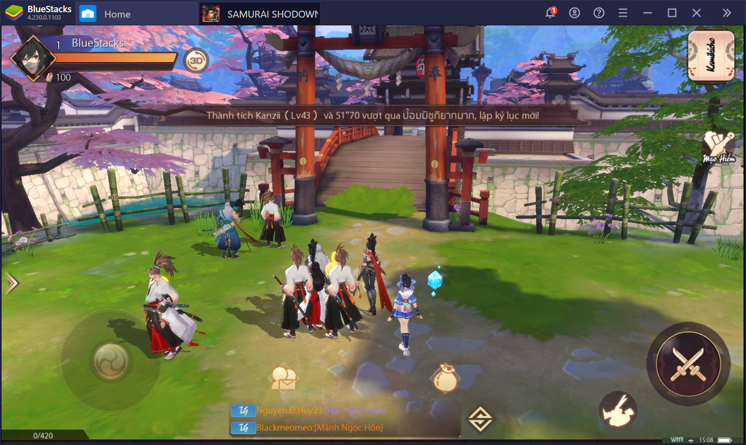 Hóa thân võ sĩ đạo cùng SAMURAI SHODOWN: The Legend of Samurai cùng BlueStacks