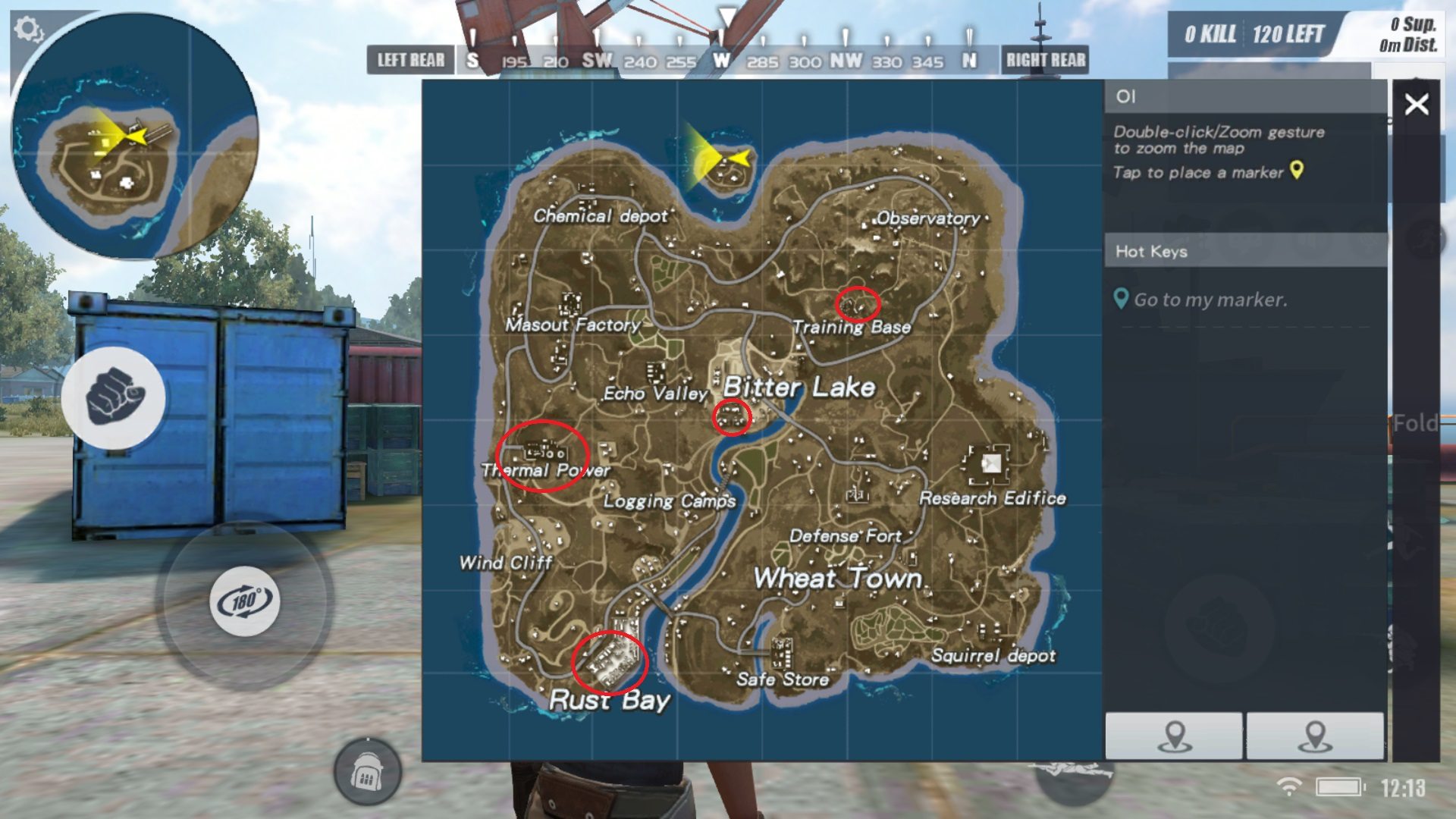 Rules of Survival PVP Places