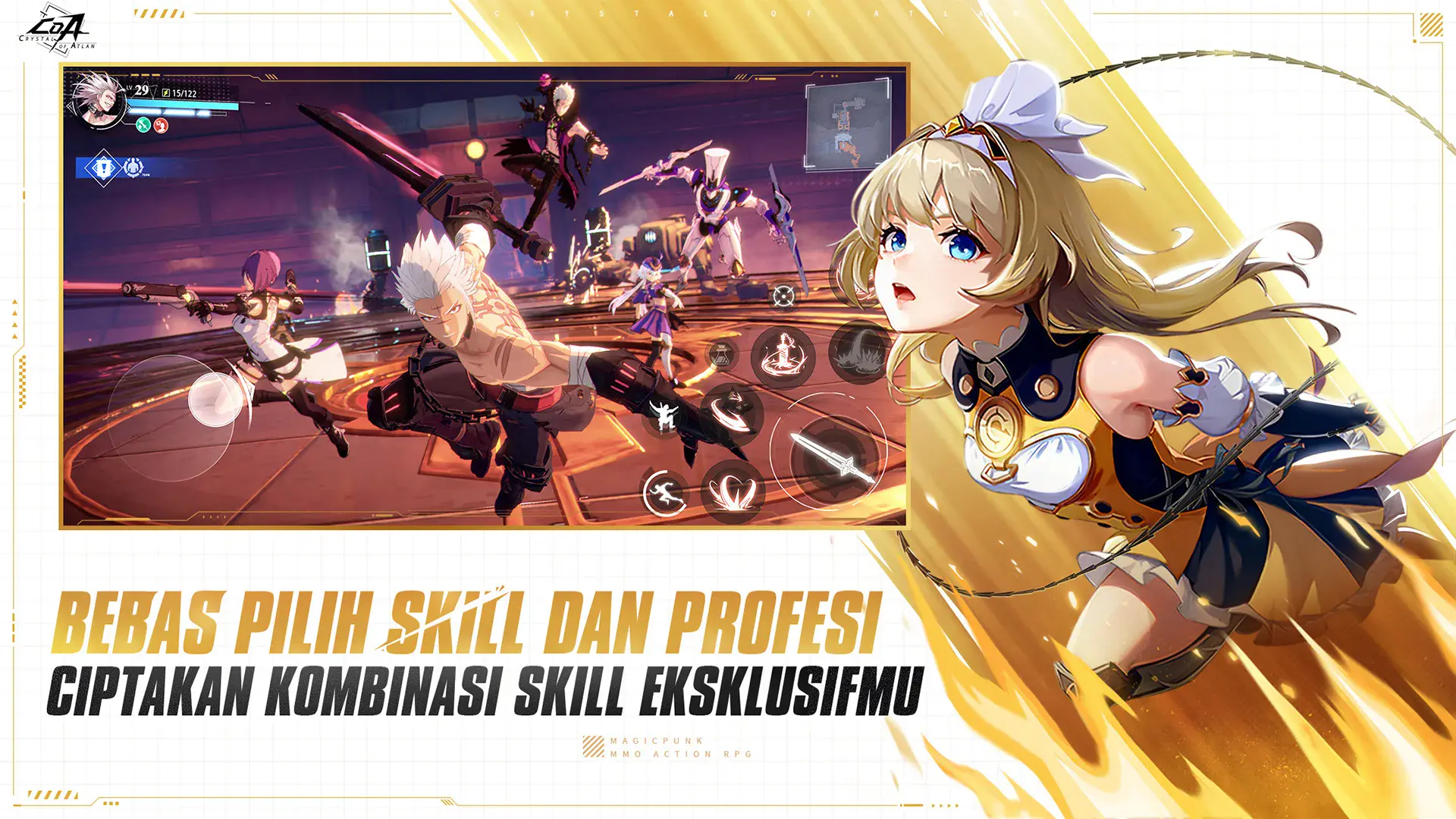 Kolaborasi Crystal of Atlan x One Punch Man! Siap Bertarung Bareng Saitama?