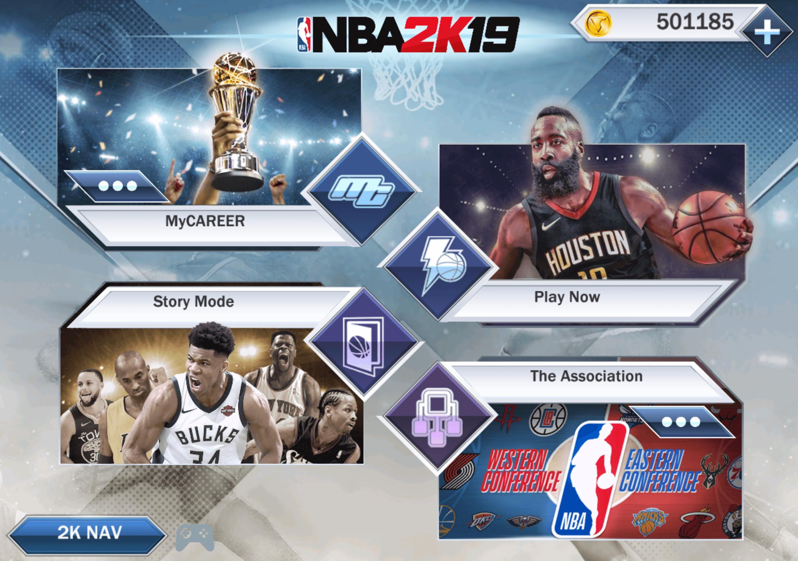Download NBA2K19 on PC with BlueStacks