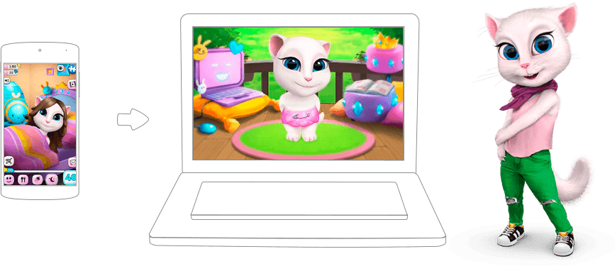 Chơi Talking Angela on PC 17