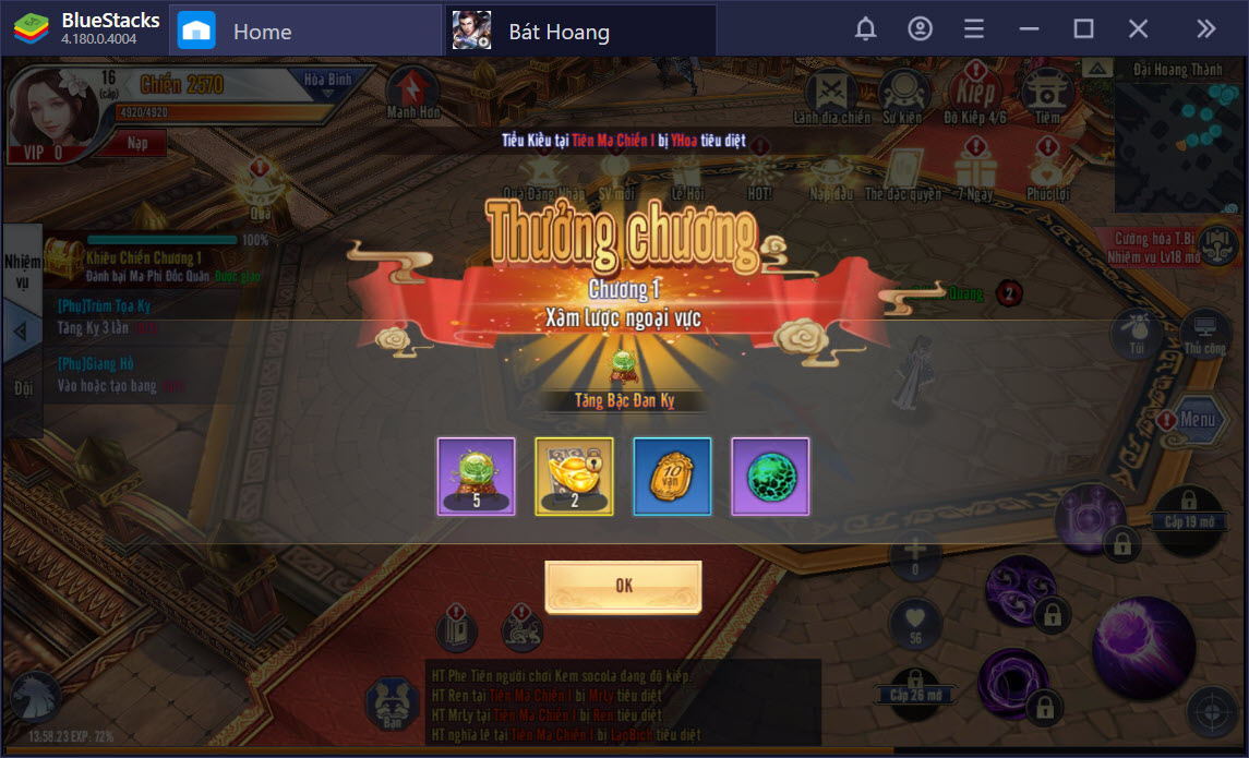 Làm thế nào để chơi Bát Hoang Lãnh Chủ Mobile bằng BlueStacks