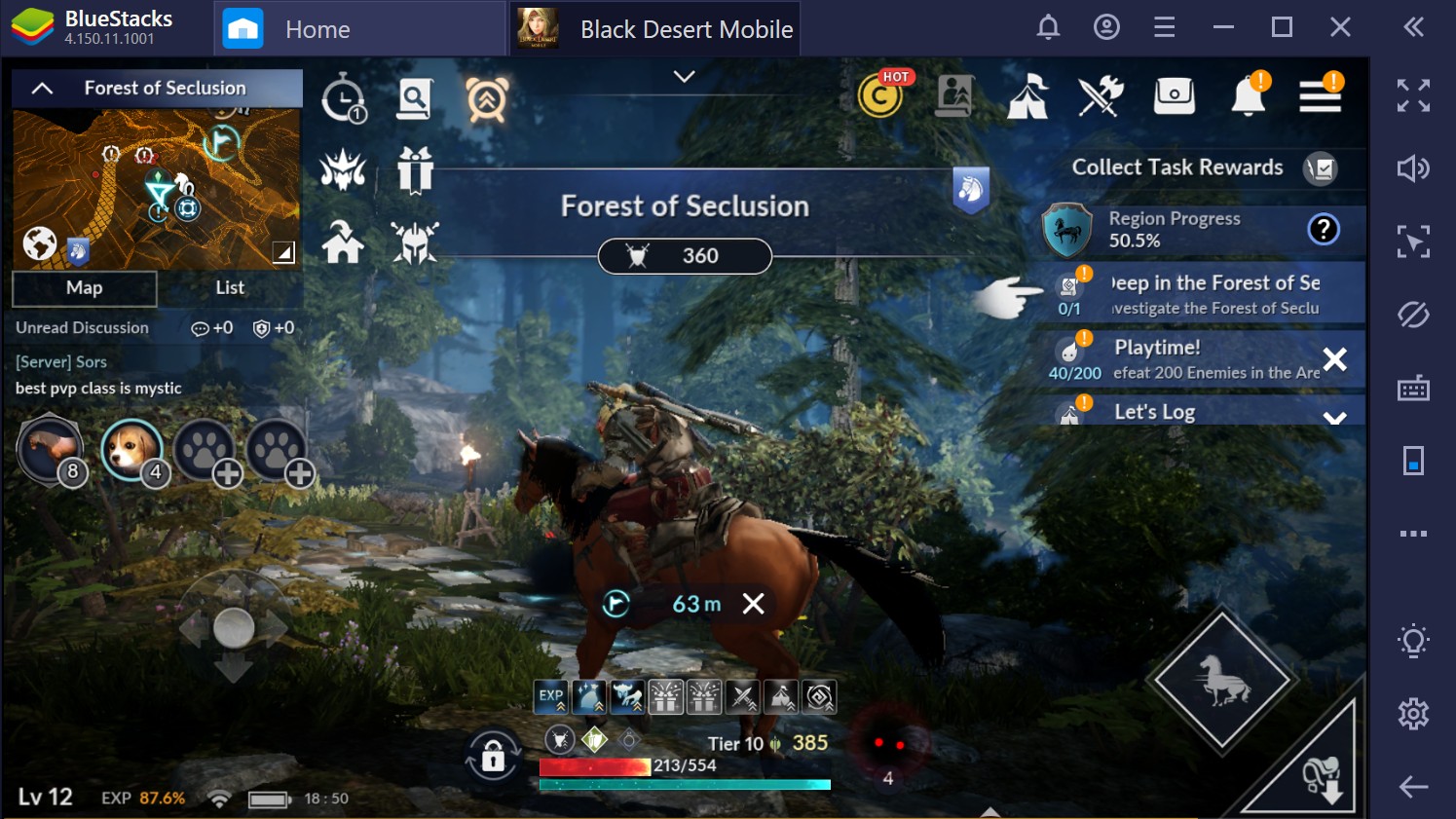 Como jogar Black Desert Mobile no PC com o BlueStacks
