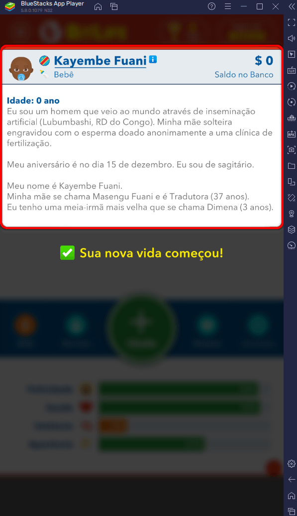 Como jogar BitLife BR – Simulação de vida no PC com o BlueStacks