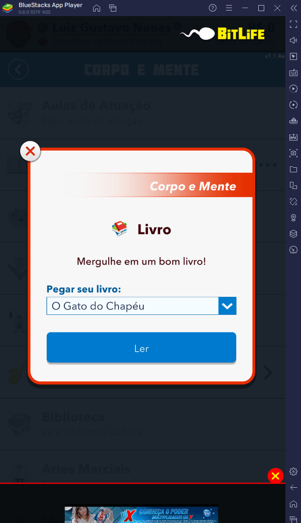 Ferramentas BlueStacks para você ser quem quiser em BitLife BR – Simulação de vida