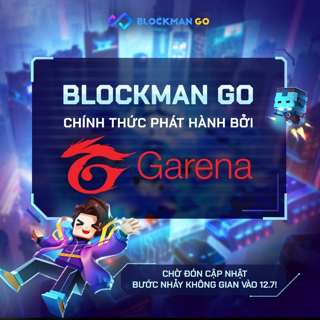 Blockman GO được Garena công bố phát hành tại Việt Nam