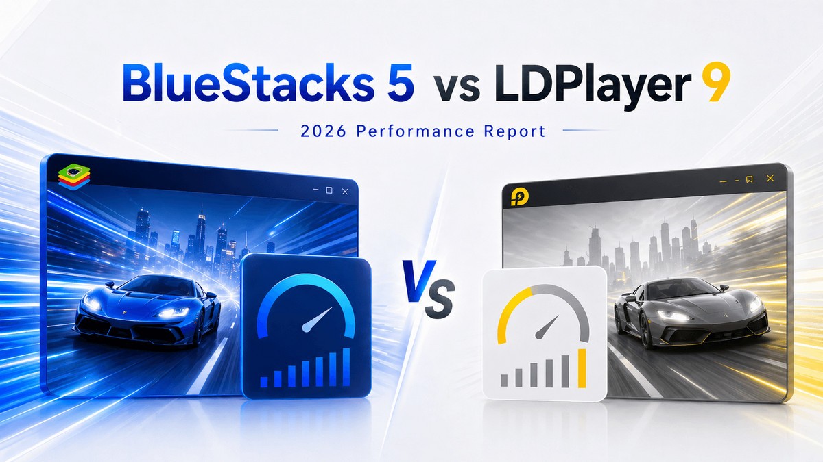 BlueStacks 5 เทียบกับ LDPlayer 9 รายงานประสิทธิภาพปี 2026