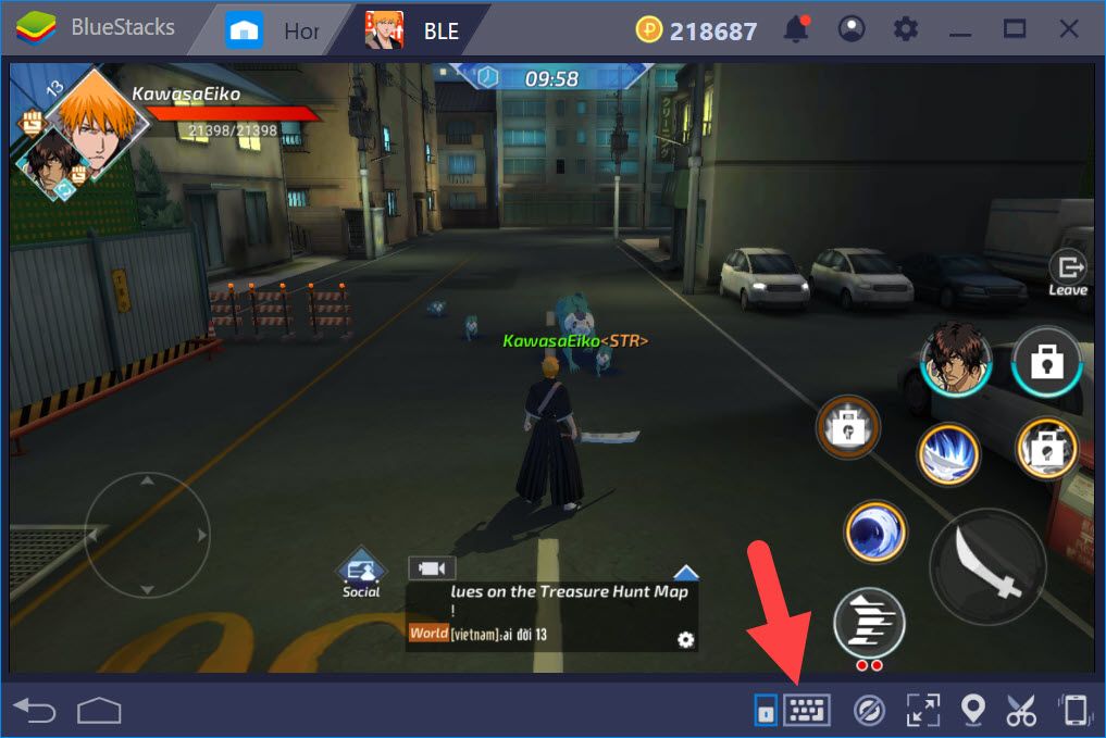 Thiết lập Game Controls khi chơi BLEACH Mobile 3D với BlueStacks