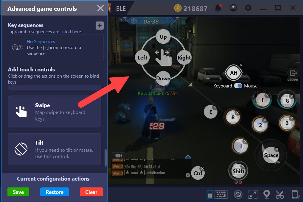 Thiết lập Game Controls khi chơi BLEACH Mobile 3D với BlueStacks
