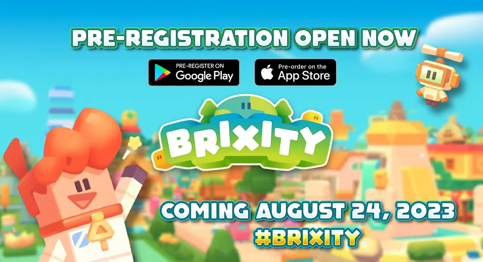 Las preinscripciones de BRIXITY están en marcha mientras el nuevo simulador de construcción de ciudades de Devsisters Games emociona a la comunidad