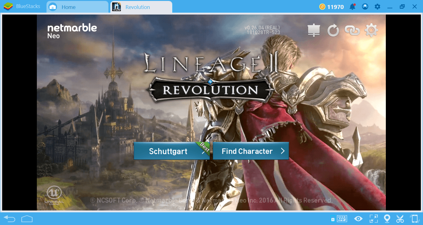 Make Grinding in Lineage II Revolution interesting With BlueStacks Combo Key